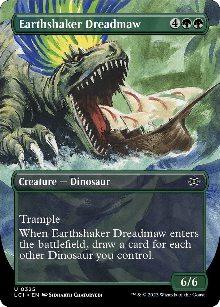 Earthshaker Dreadmaw 325/291 (The Lost Caverns of Ixalan)  - Borderless Foil | Good Games Modbury