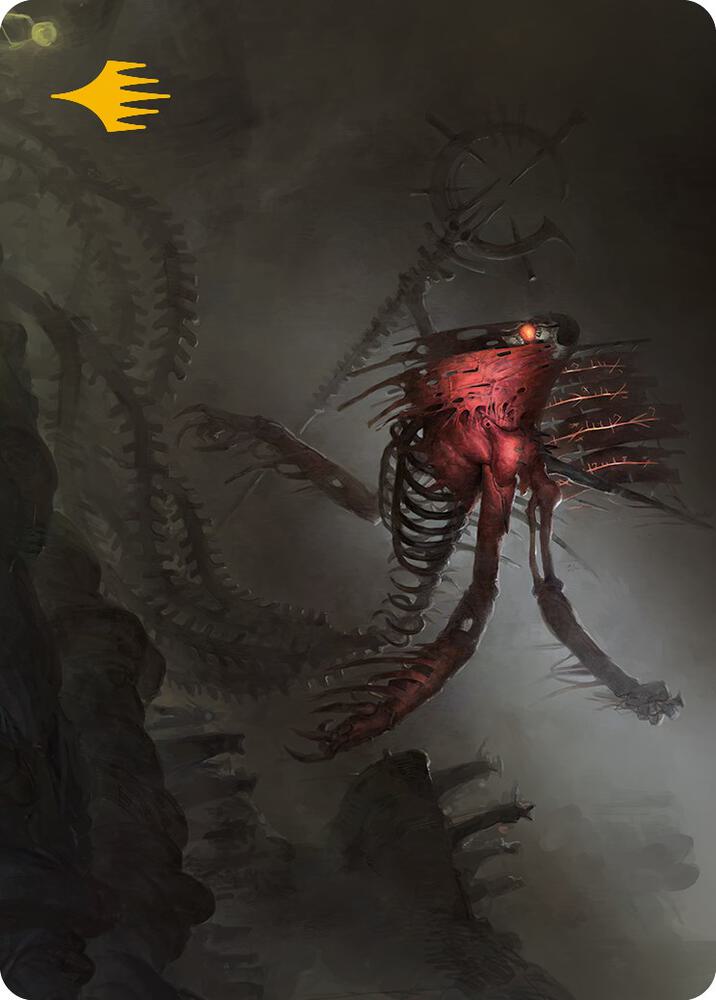 Drivnod Carnage Dominus Art Card Gold Stamped Signature 20 (Art Series: Phyrexia: All Will Be One)  | Good Games Modbury