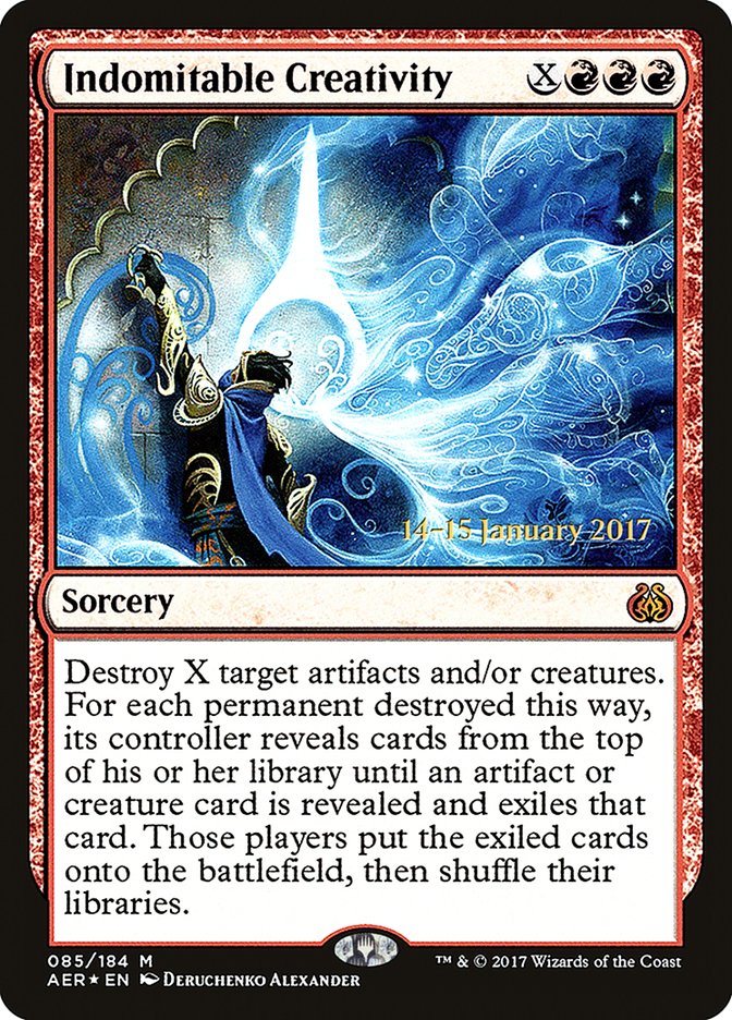 Indomitable Creativity [Aether Revolt Prerelease Promos] | Good Games Modbury