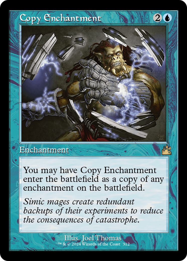 Copy Enchantment (Retro Frame) [Ravnica Remastered] | Good Games Modbury