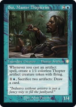 Sai Master Thopterist Retro Frame 93/40 (Commander: The Brothers' War)  | Good Games Modbury