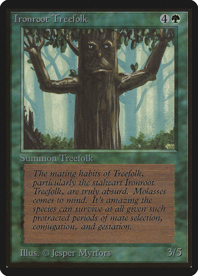 Ironroot Treefolk [Beta Edition] | Good Games Modbury