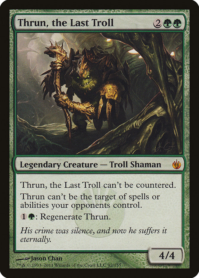 Thrun, the Last Troll 92/155 (Mirrodin Besieged)  - Foil | Good Games Modbury