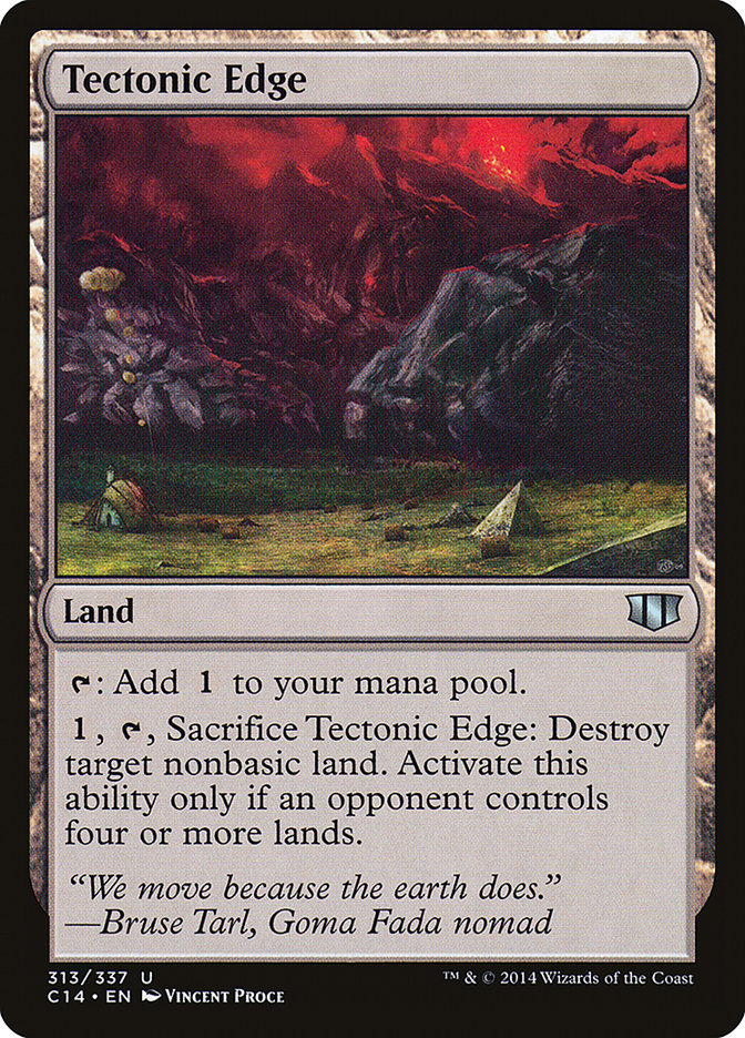 Tectonic Edge 313/337 (Commander 2014)  | Good Games Modbury
