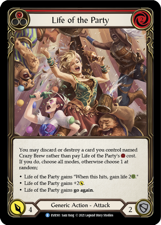 Life of the Party (Red) [EVR161] (Everfest)  1st Edition Normal | Good Games Modbury