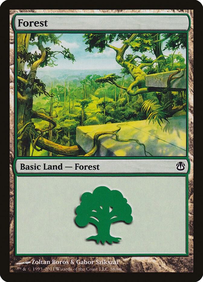 Forest 38/80 (Duel Decks: Ajani vs. Nicol Bolas)  | Good Games Modbury