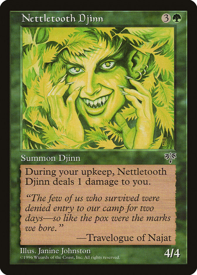 Nettletooth Djinn [Mirage] | Good Games Modbury