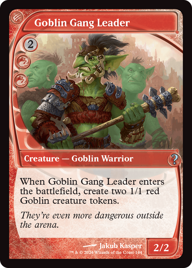 Goblin Gang Leader (Future Sight) [Mystery Booster 2] | Good Games Modbury