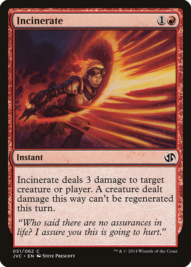 Incinerate 51/62 (Duel Decks: Anthology)  | Good Games Modbury