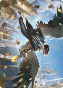 Skyboon Evangelist Art Card 51 (Art Series: Streets of New Capenna)  | Good Games Modbury