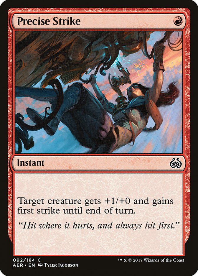 Precise Strike 92/184 (Aether Revolt)  - Foil | Good Games Modbury