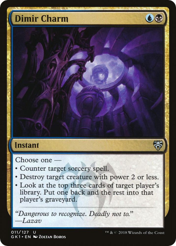 Dimir Charm 11/127 (Guilds of Ravnica: Guild Kits)  | Good Games Modbury