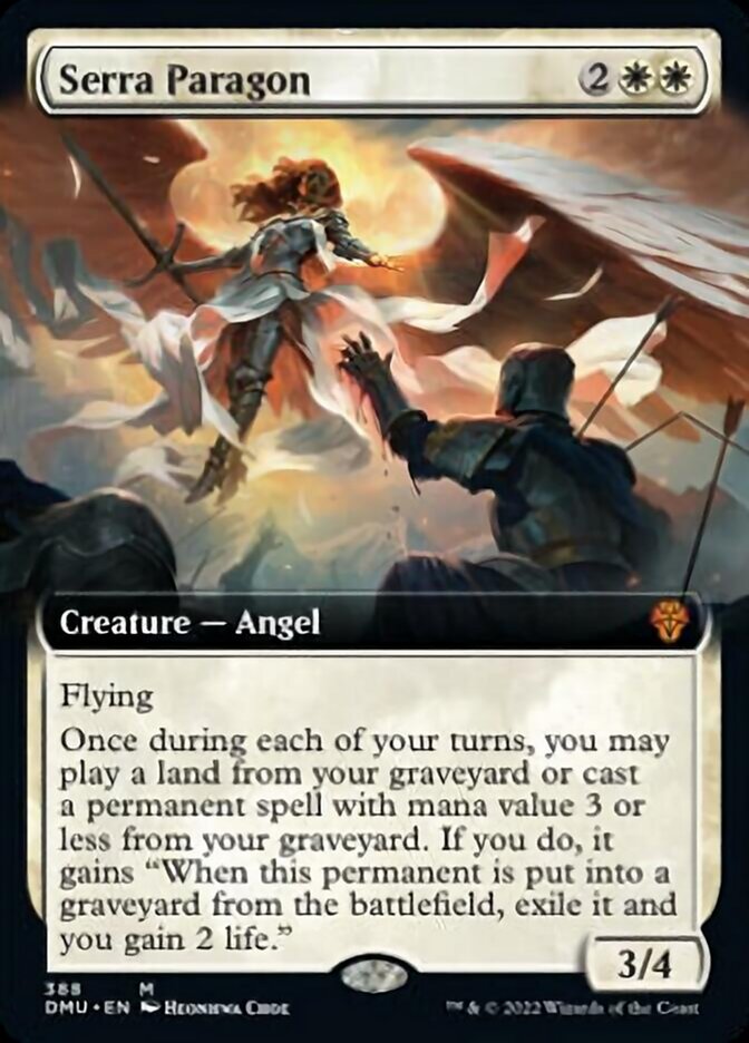 Serra Paragon (Extended Art) [Dominaria United] | Good Games Modbury