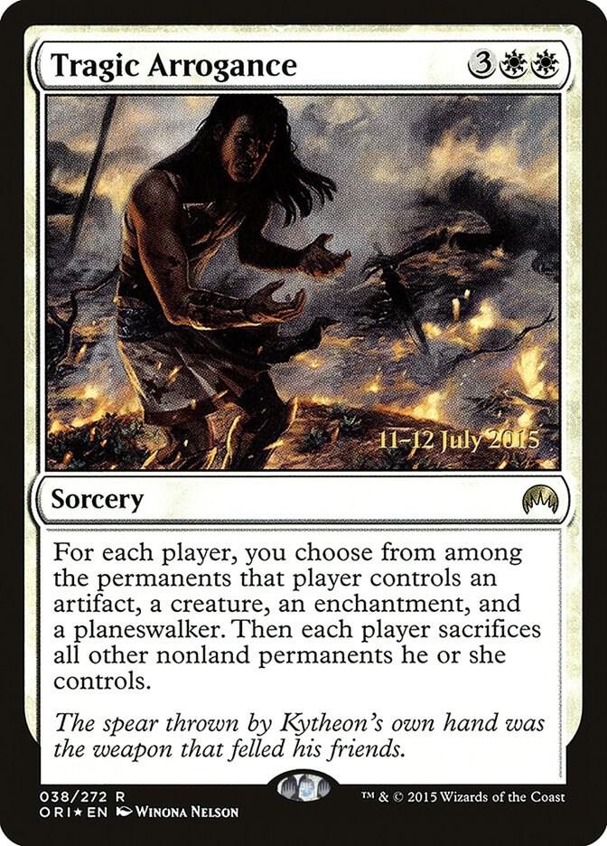 Tragic Arrogance 38s/54 (Prerelease Cards)  - Foil | Good Games Modbury
