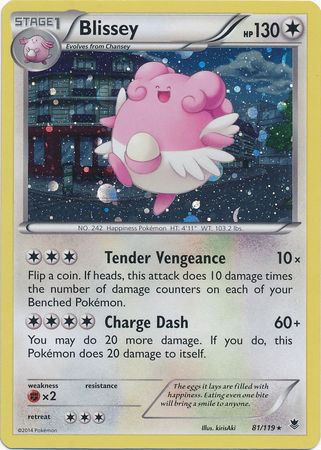 Blissey (81/119) (Cosmos Holo) [XY: Phantom Forces] | Good Games Modbury