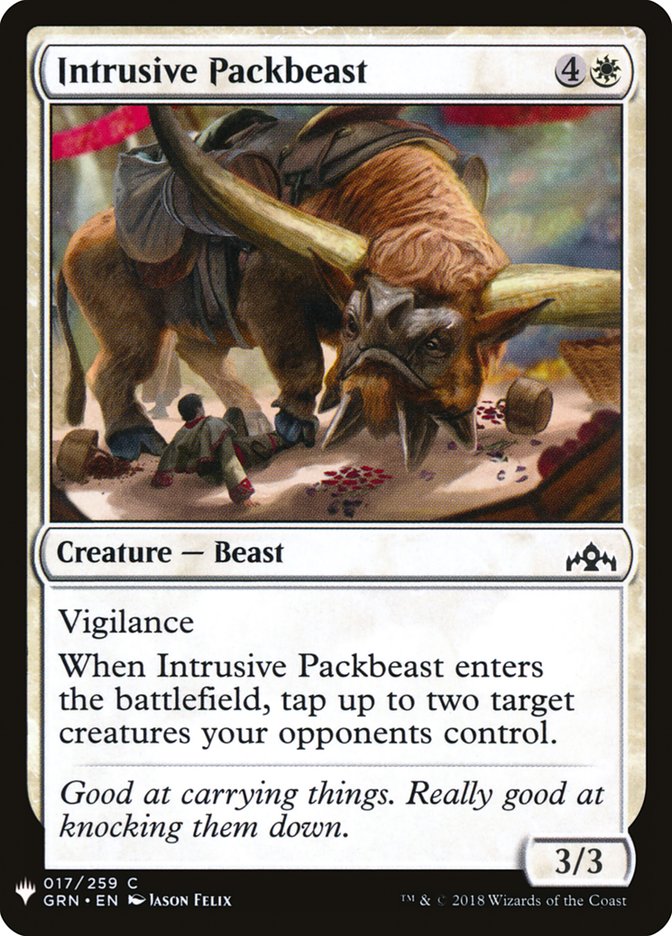 Intrusive Packbeast [Mystery Booster] | Good Games Modbury