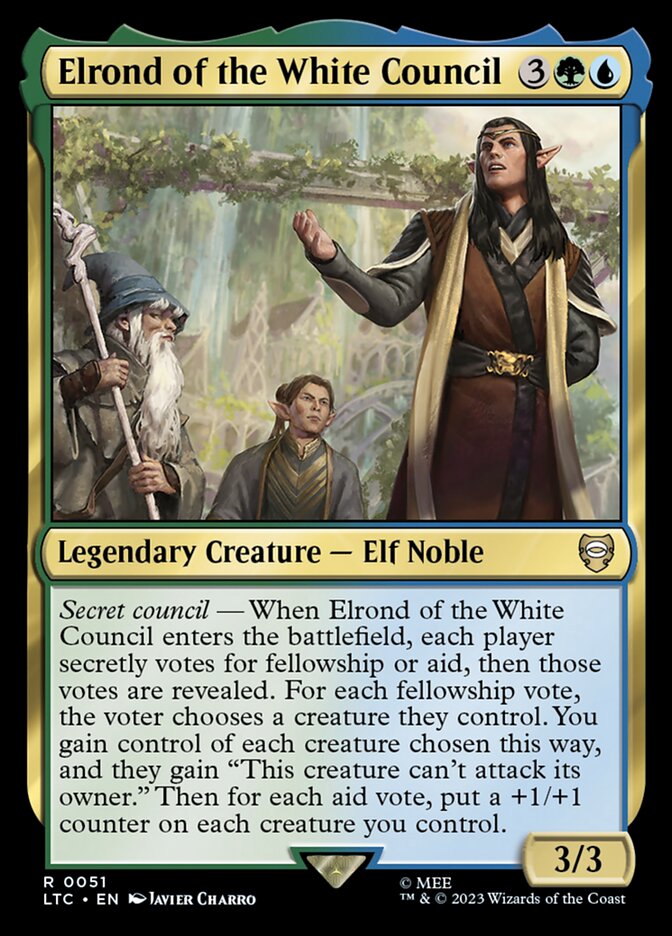 Elrond of the White Council 51 (Commander: The Lord of the Rings: Tales of Middle-earth)  | Good Games Modbury