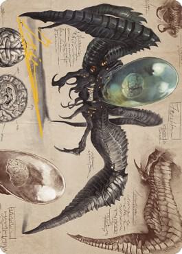 Psychosis Crawler Art Card Gold Stamped Signature 73 (Art Series: The Brothers' War)  | Good Games Modbury
