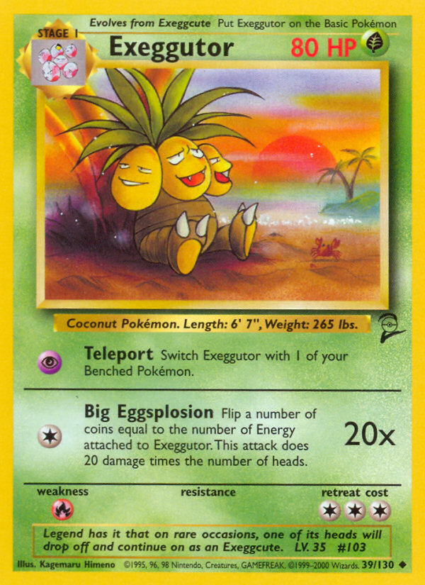 Exeggutor (39/130) [Base Set 2] | Good Games Modbury