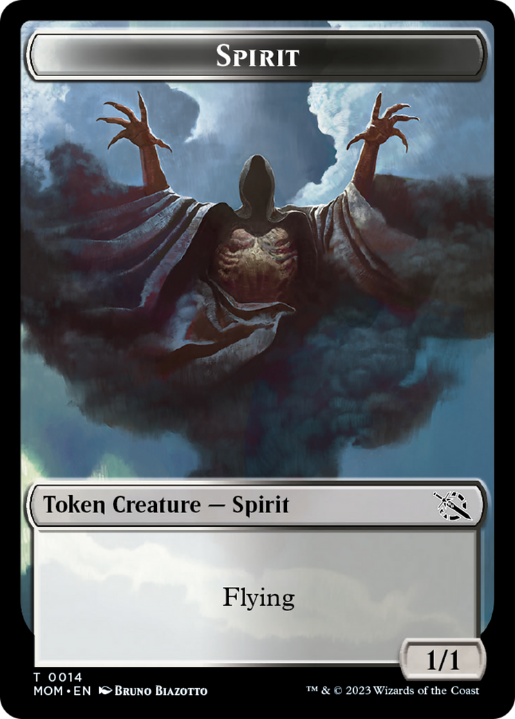 Spirit Token [March of the Machine Tokens] | Good Games Modbury