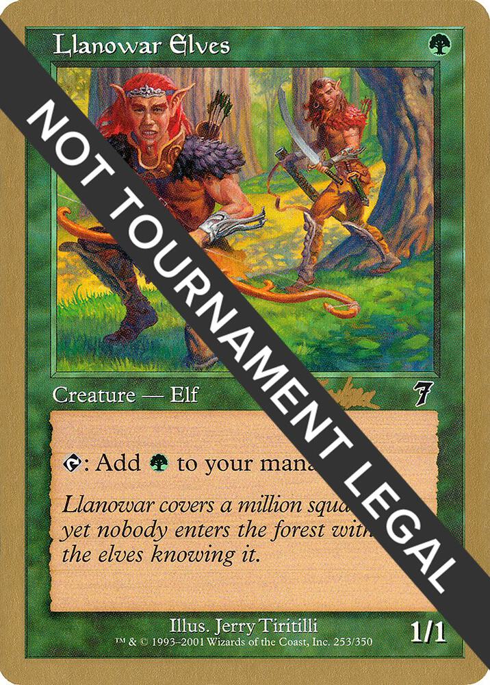 Llanowar Elves 2002 Brian Kibler 7ED bk253/153 (World Championship Decks)  | Good Games Modbury