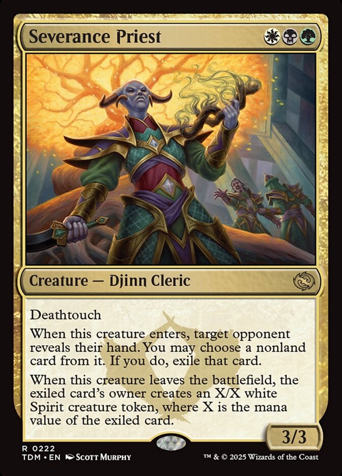 Severance Priest 222/291 (Tarkir: Dragonstorm)  - Foil | Good Games Modbury