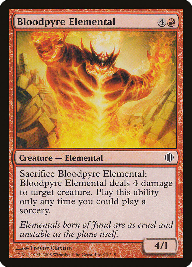 Bloodpyre Elemental 93/249 (Shards of Alara)  | Good Games Modbury