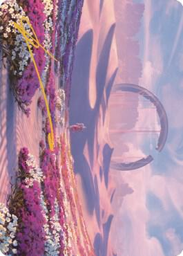 Plains Art Card 63 81 Gold Stamped Signature 63 (Art Series: Dominaria United)  | Good Games Modbury