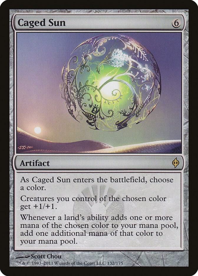 Caged Sun 132/175 (New Phyrexia)  | Good Games Modbury