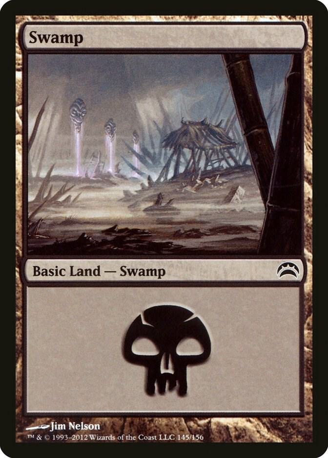 Swamp 145 145/156 (Planechase 2012)  | Good Games Modbury