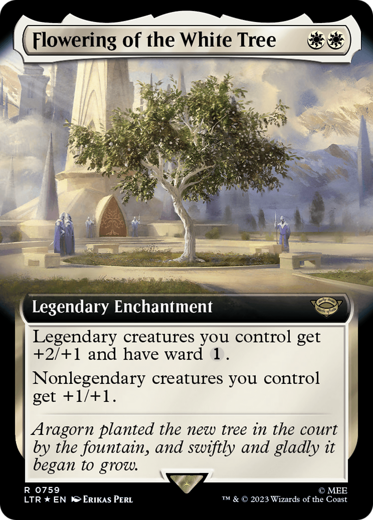 Flowering of the White Tree (Extended Art) (Surge Foil) [The Lord of the Rings: Tales of Middle-Earth] | Good Games Modbury