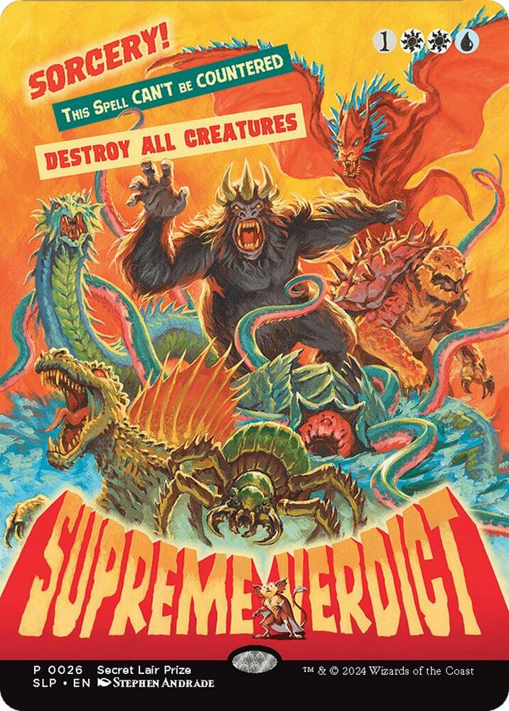 Supreme Verdict 26/50 (Secret Lair Showdown)  - Borderless | Good Games Modbury