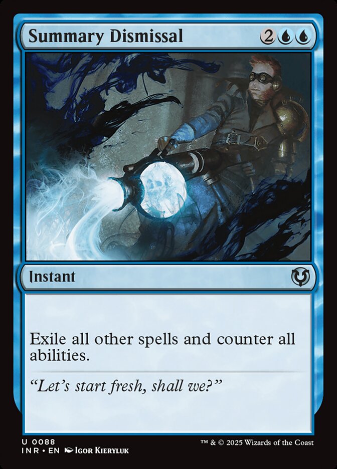 Summary Dismissal 88/287 (Innistrad Remastered)  - Foil | Good Games Modbury