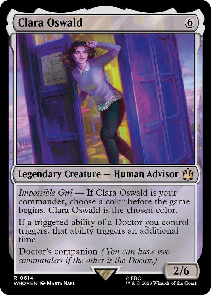Clara Oswald 614/331 (Universes Beyond: Doctor Who)  - Surge Foil | Good Games Modbury