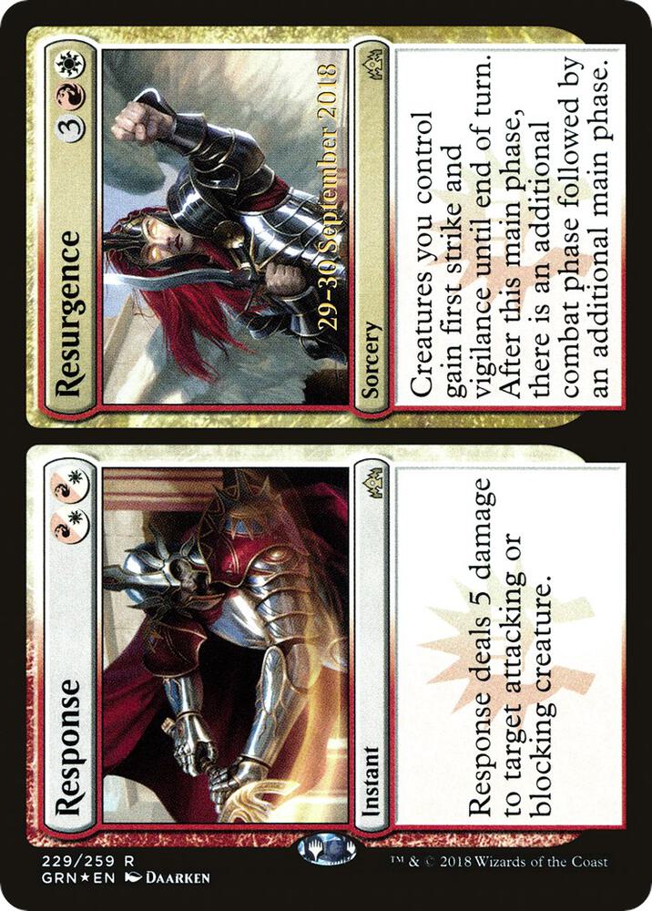 Response Resurgence 229s/84 (Prerelease Cards)  - Foil | Good Games Modbury