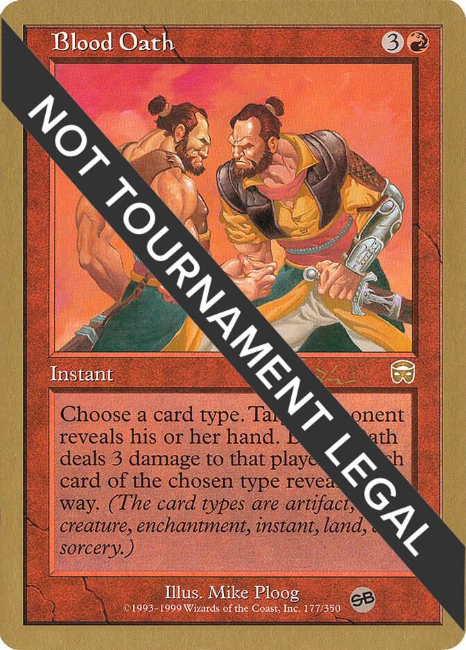 Blood Oath 2001 Jan Tomcani MMQ SB jt177sb/138 (World Championship Decks)  | Good Games Modbury