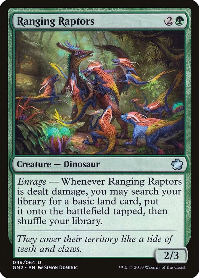 Ranging Raptors 49/64 (Magic Game Night 2019)  | Good Games Modbury
