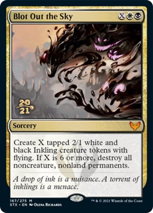 Blot Out the Sky 167s/180 (Prerelease Cards)  - Foil | Good Games Modbury