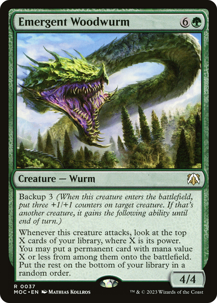 Emergent Woodwurm [March of the Machine Commander] | Good Games Modbury
