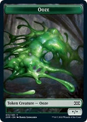 Ooze // Wurm (030) Double-Sided Token [Double Masters Tokens] | Good Games Modbury