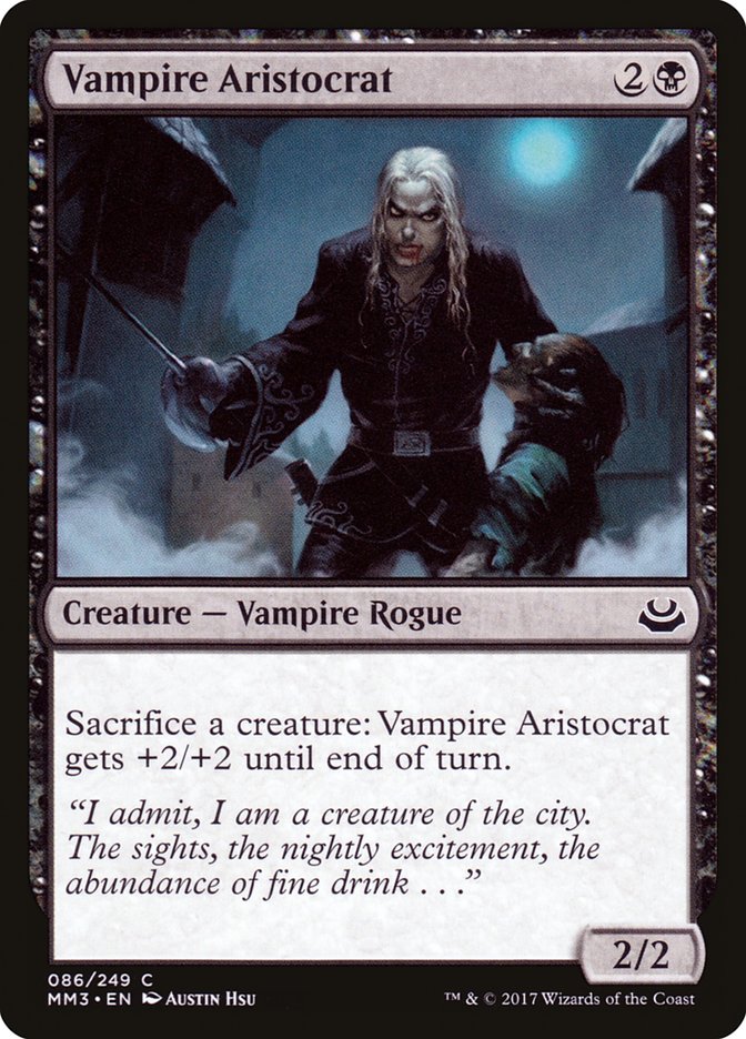 Vampire Aristocrat 86/249 (Modern Masters 2017)  - Foil | Good Games Modbury