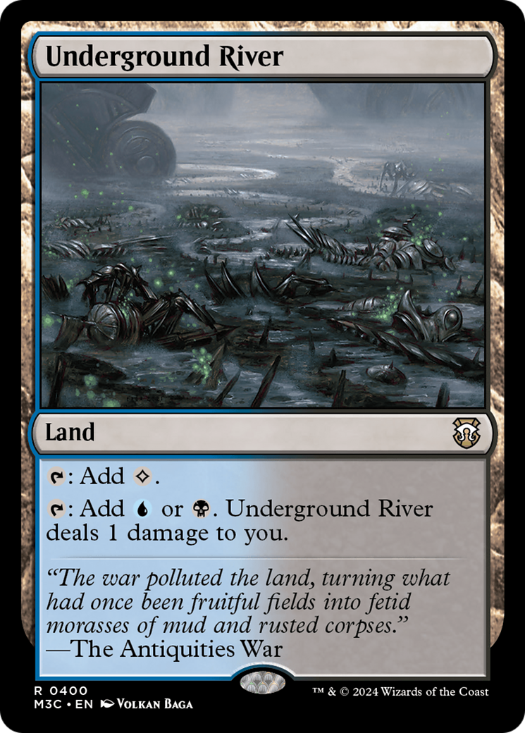 Underground River (Ripple Foil) [Modern Horizons 3 Commander] | Good Games Modbury