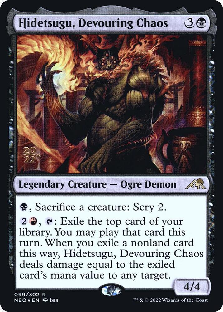 Hidetsugu Devouring Chaos 99s/157 (Prerelease Cards)  - Foil | Good Games Modbury