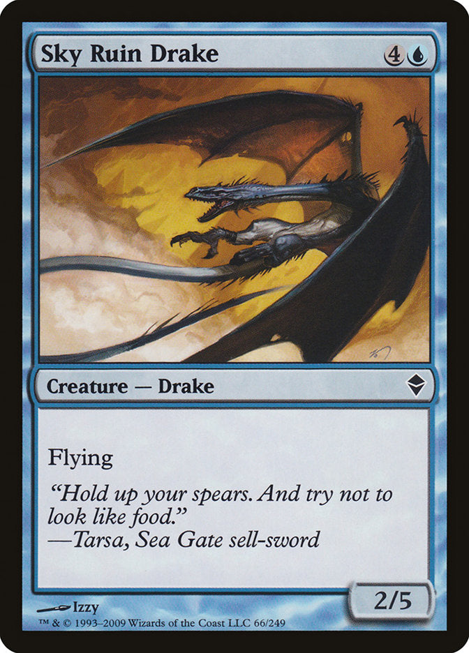 Sky Ruin Drake 66/249 (Zendikar)  - Foil | Good Games Modbury
