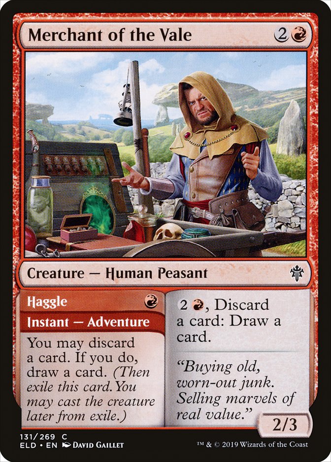 Merchant of the Vale // Haggle 131/269 (Throne of Eldraine)  | Good Games Modbury