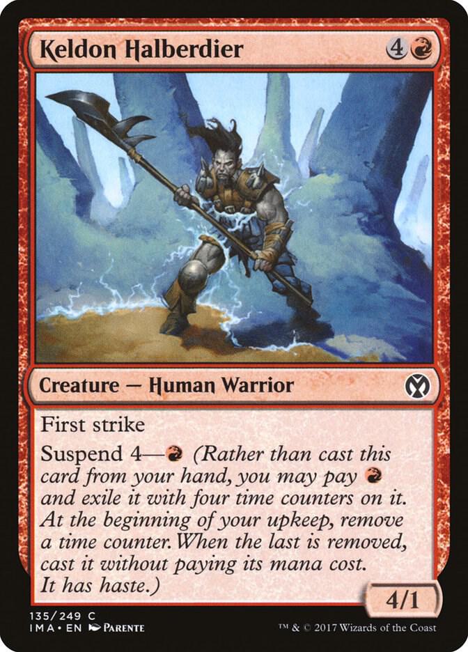 Keldon Halberdier 135/249 (Iconic Masters)  - Foil | Good Games Modbury