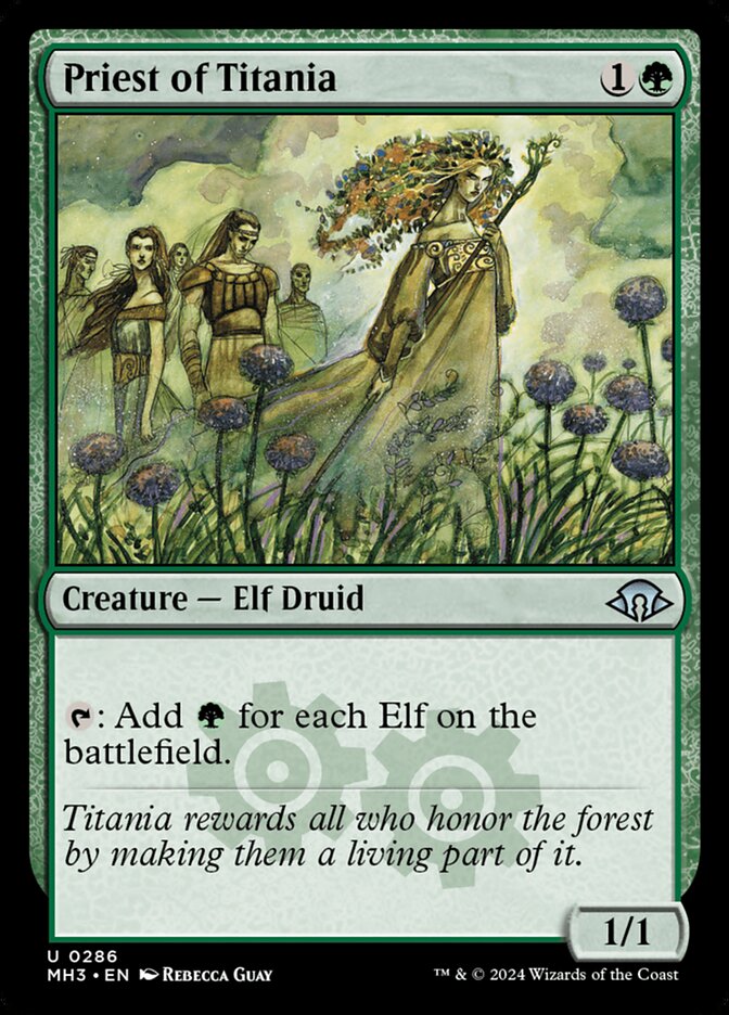 Priest of Titania 286/319 (Modern Horizons 3)  | Good Games Modbury
