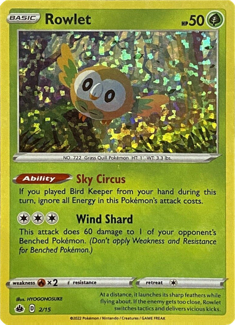 Rowlet (2/15) [McDonald's Promos: Match Battle] | Good Games Modbury