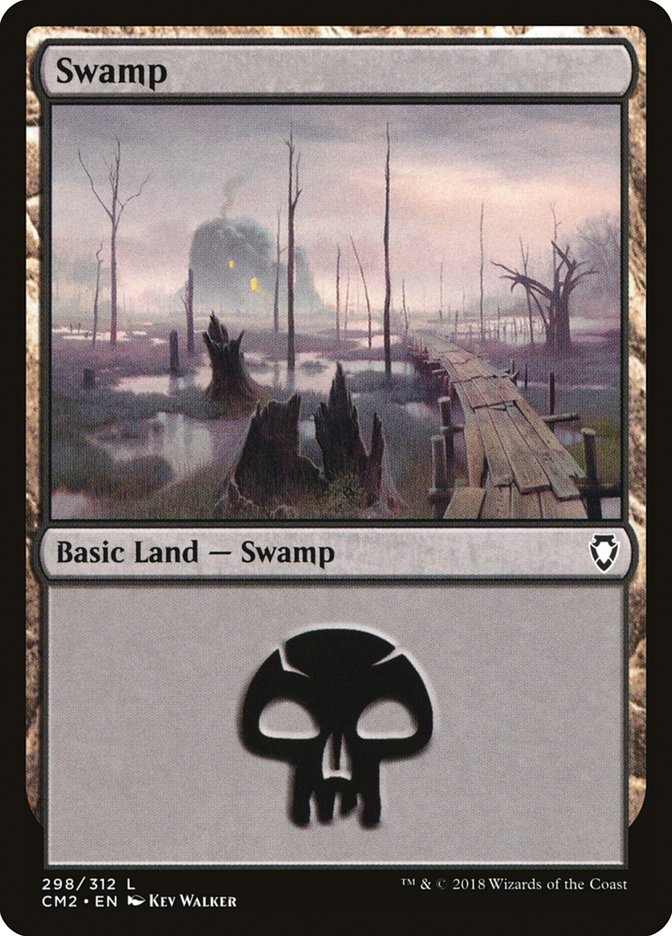 Swamp (298) [Commander Anthology Volume II] | Good Games Modbury