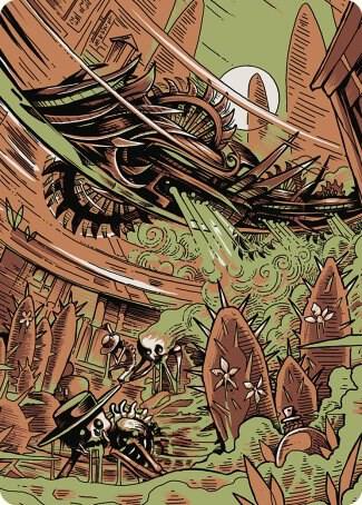 Contagion Engine Art Card 50 (Art Series: Outlaws of Thunder Junction)  | Good Games Modbury